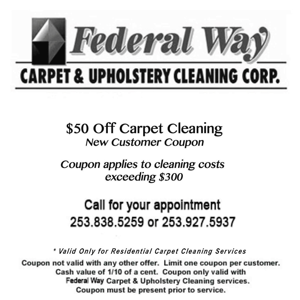 Federal Way Carpet & Upholstery Cleaning Carpet Cleaning Special